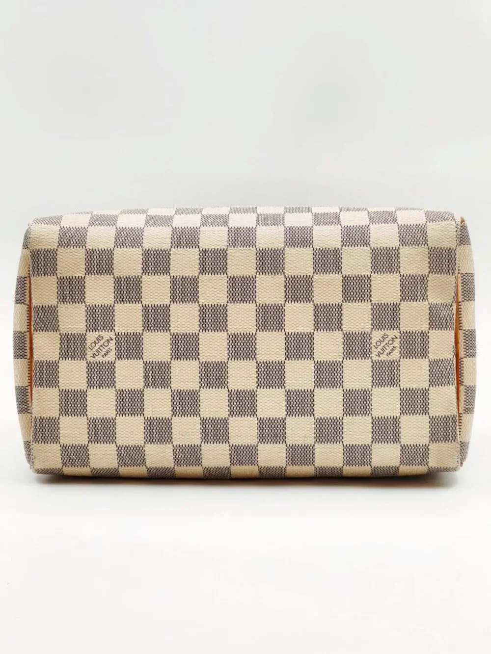 Louis Vuitton Damier Azur Speedy Bandoulière 30 White Checkered Satchel Bag - Picture 6 of 11